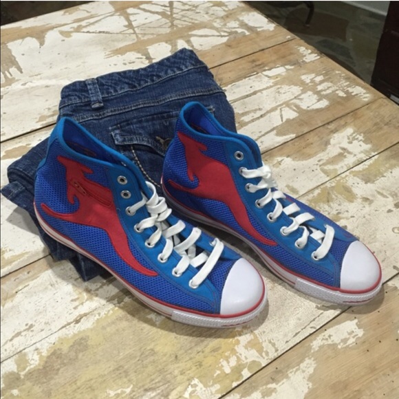 kangaroos Shoes - Kangaroos Men's Blue/Red Shoe-Sz 7 kangaroos Shoes - Kangaroos Men's Blue/Red Shoe-Sz 7