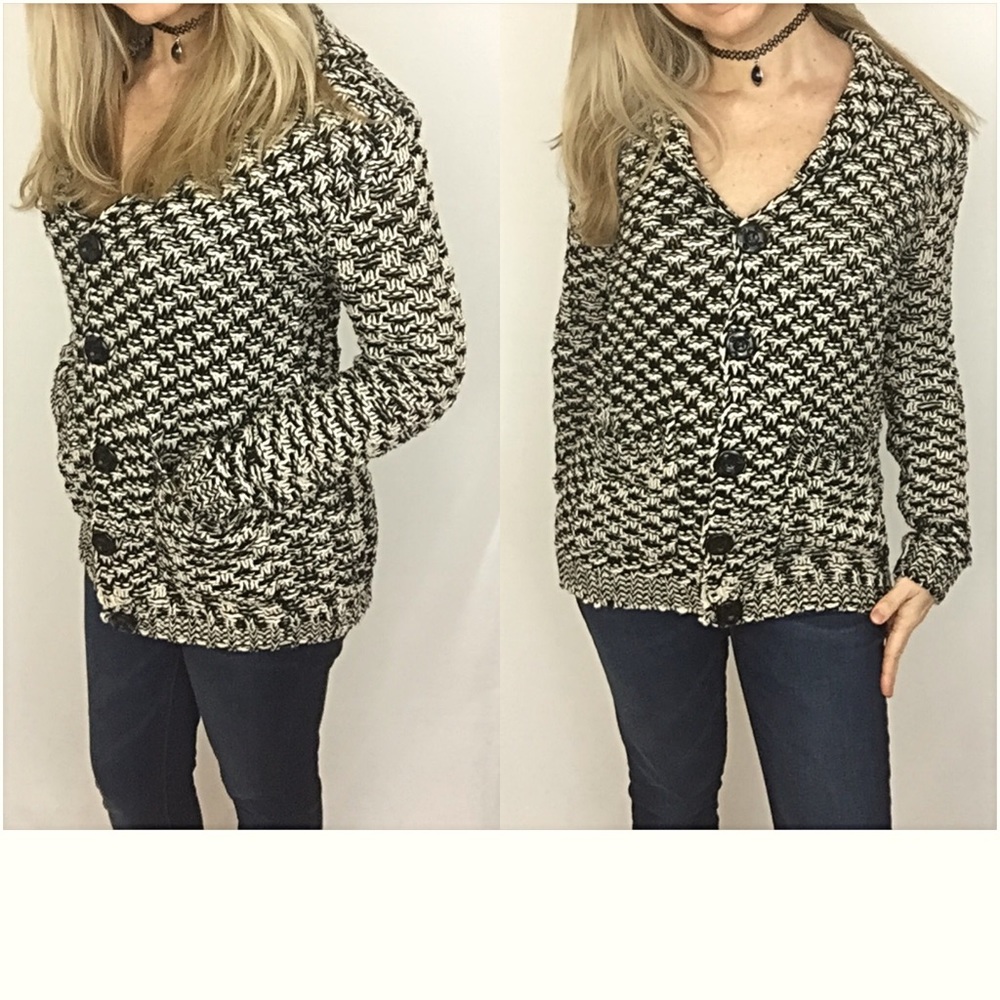 💥HOTSALE💥Chunky Button Cardi Sweater Pocket sold - Picture 3 of 8