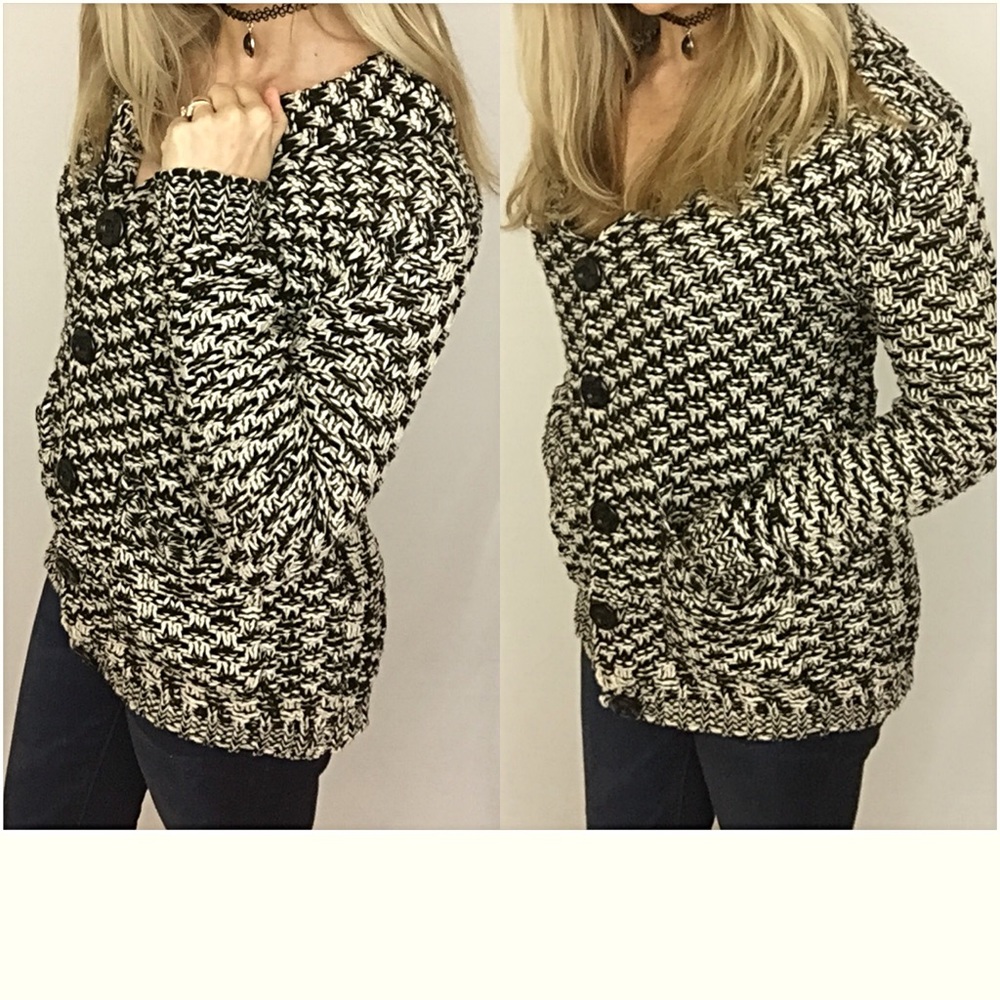 💥HOTSALE💥Chunky Button Cardi Sweater Pocket sold - Picture 2 of 8