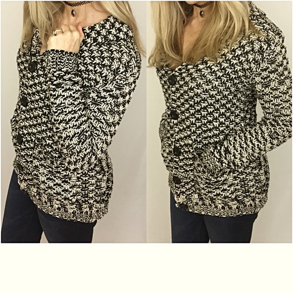 💥HOTSALE💥Chunky Button Cardi Sweater Pocket sold - Picture 2 of 8