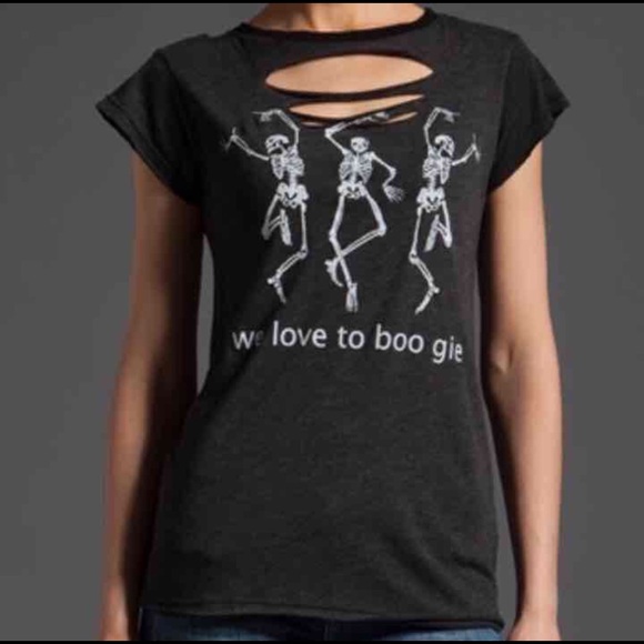 Wildfox We Love To Boo Gie Tee Small