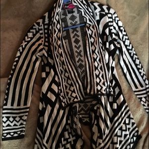 Aztec patterned cardigan