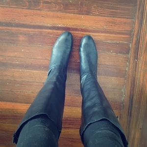 Sam Edelman black leather boots