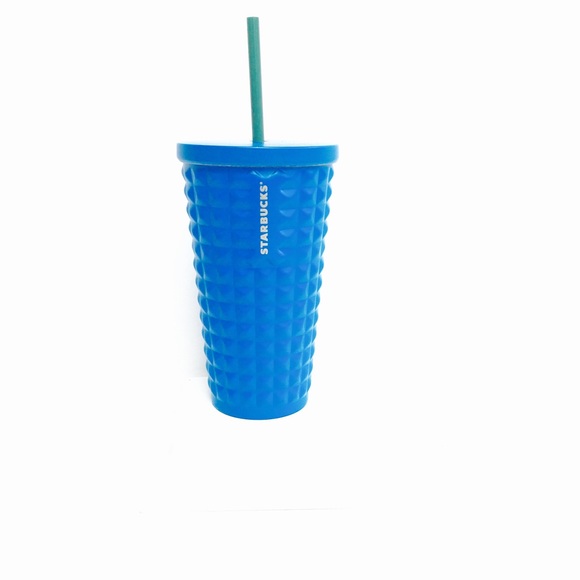 starbucks blue studded tumbler
