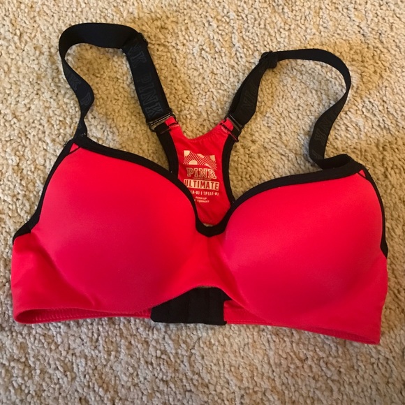 Pink Victoria's Secret Ultimate sports Bra