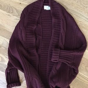 LA HEARTS Oversized Cardigan