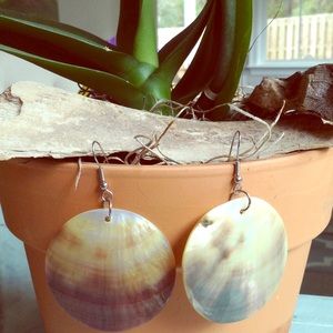 Abalone shell earrnings