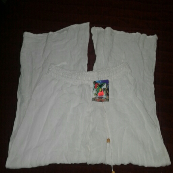 Swimsuit cover up capris