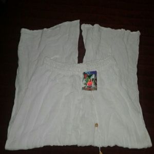 Swimsuit cover up capris