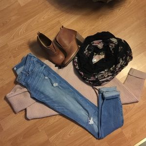 Distressed Hollister jeans