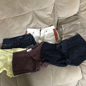 Bundle of shorts -6  (AE, Hollister, bullhead)