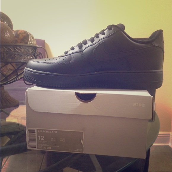 Black Nike Air Force One