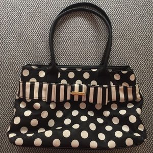 Betsey Johnson Polka Dot Tote