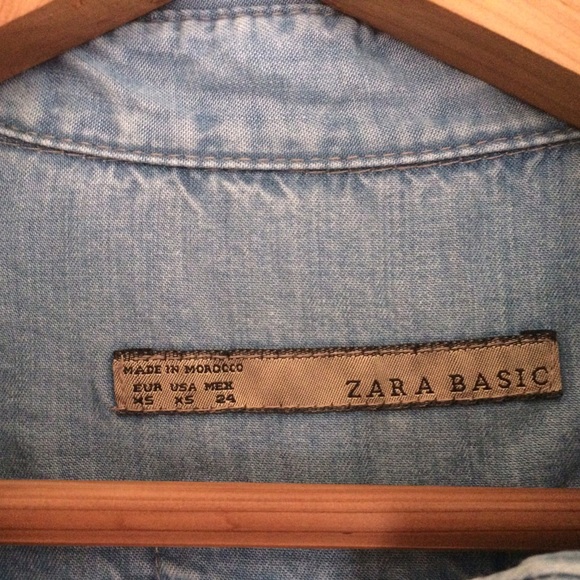 Zara long chambray tunic - Picture 3 of 3
