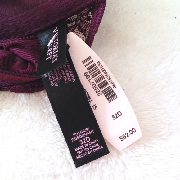 🌹NEW Victorias Secret SATIN LACE PUSH-UP BRA - Picture 4 of 4