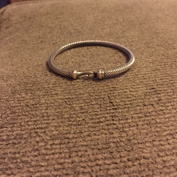 Cable Classic Buckle Bracelet with Gold