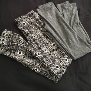 Two size small tights