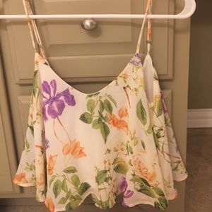 Show Me Your Mumu crop floral top