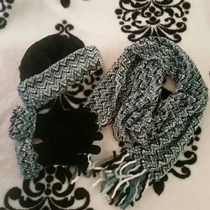 Hat, Scarf, Glove Matching Set