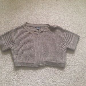 August Silk cropped sweater