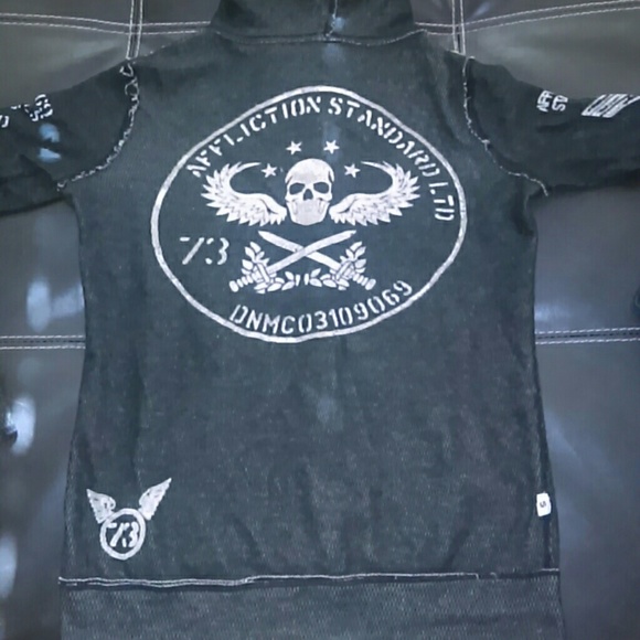 Affliction full zip hoodie