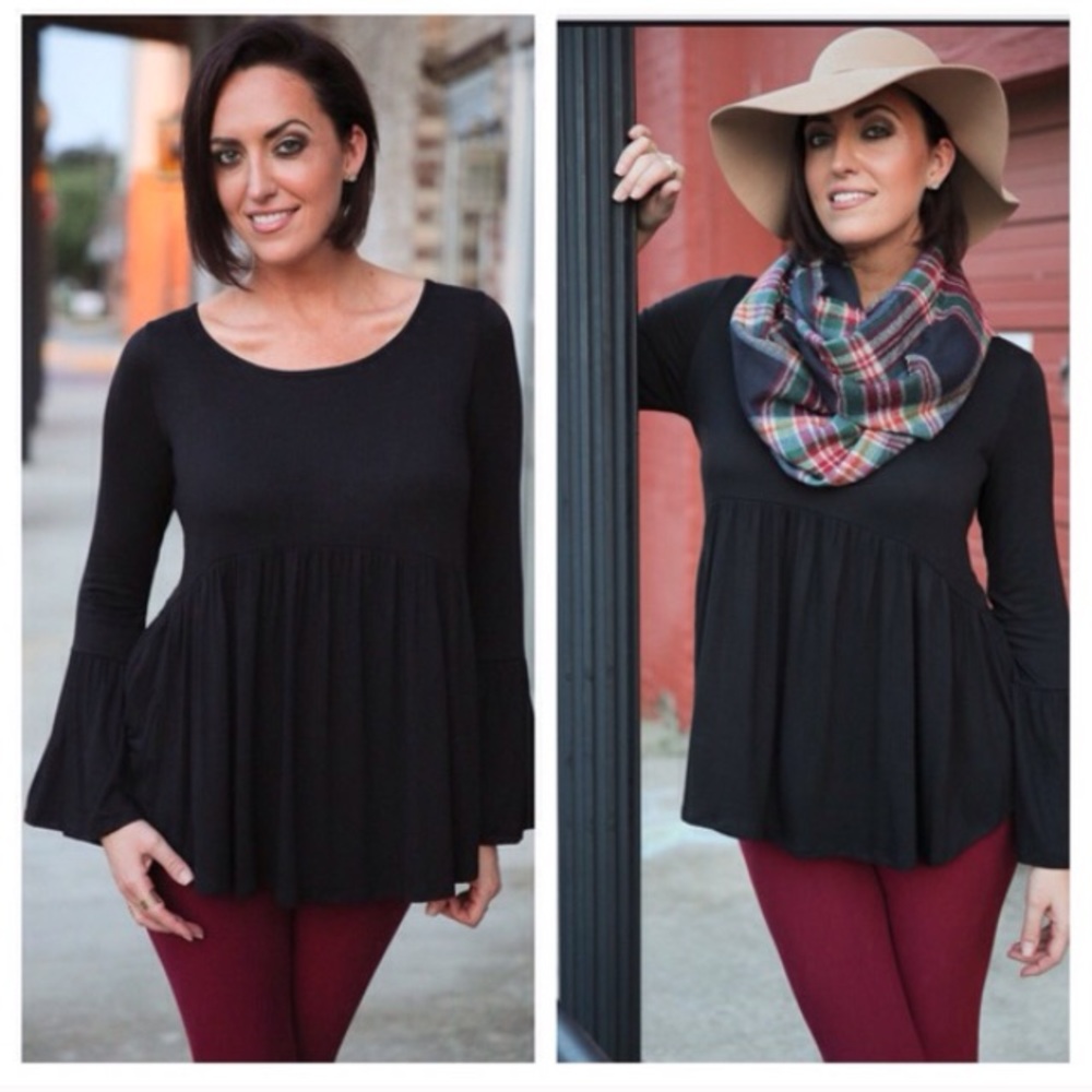 •Bell Sleeve Top• - Picture 4 of 6