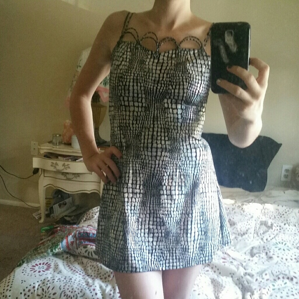 90s rave mini dress