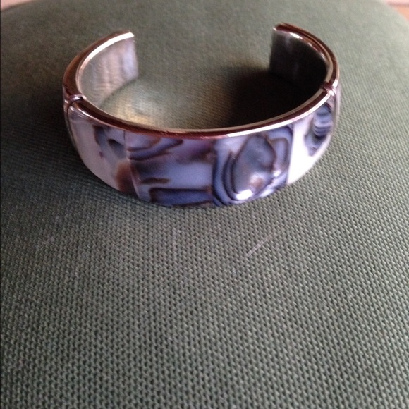Black Agate Cuff Bracelet