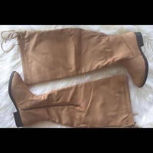 Charlotte Russe Wide Calf Over-The-Knee Boots