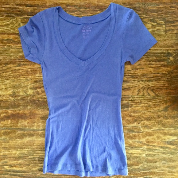 Purple V-Neck