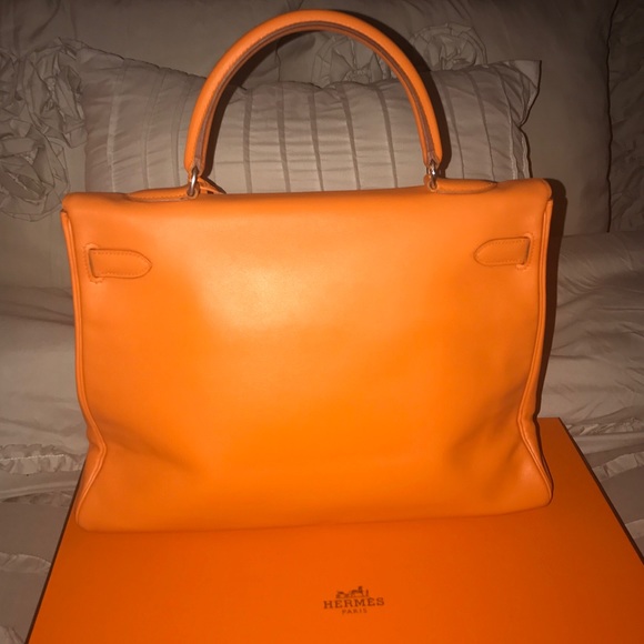 100% AUTH Hermes Kelly 35cm Retourne w strap - Picture 4 of 8