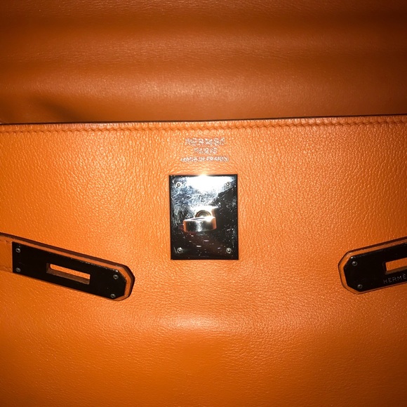 100% AUTH Hermes Kelly 35cm Retourne w strap - Picture 6 of 8