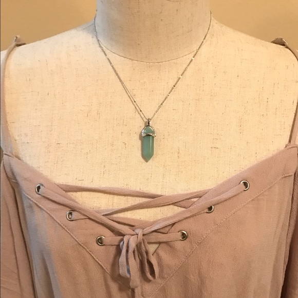 New healing pendant jade crystal necklace ❤️ - Picture 3 of 3