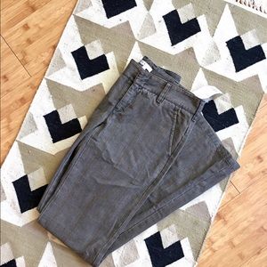 Vince plaid trouser pants