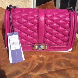*Sold* Rebecca Minkoff Love Crossbody Magenta