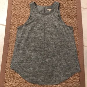 Grey and leather Banana Republic tank