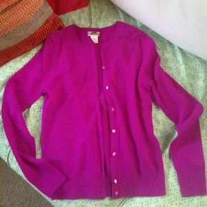 J. Crew Collection cashmere cardigan sweater