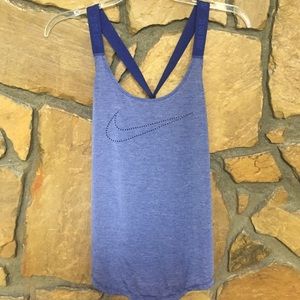 Blue nike tank