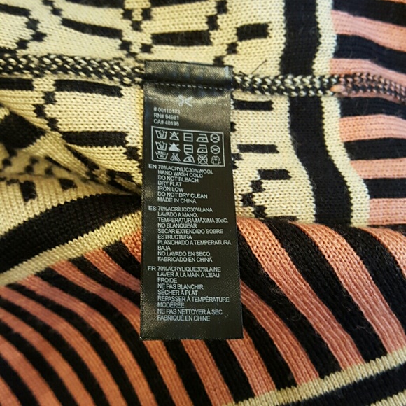 BLUE BLK CREWNECK STRIPE SWEATER - Picture 6 of 6