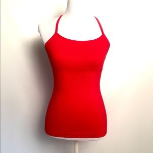 Lululemon Hot Red Racerback Lycra Workout Tank 4