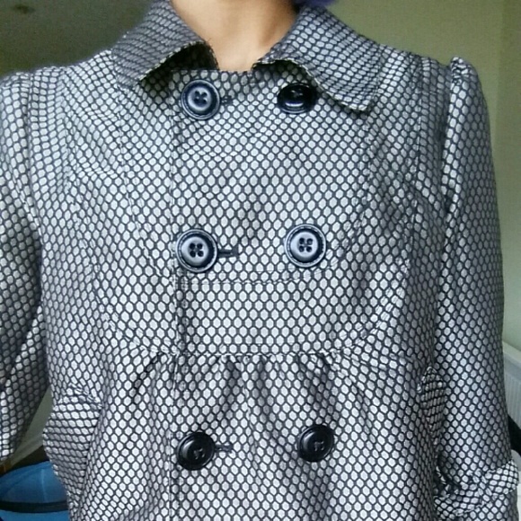 Polka dot formal jacket.