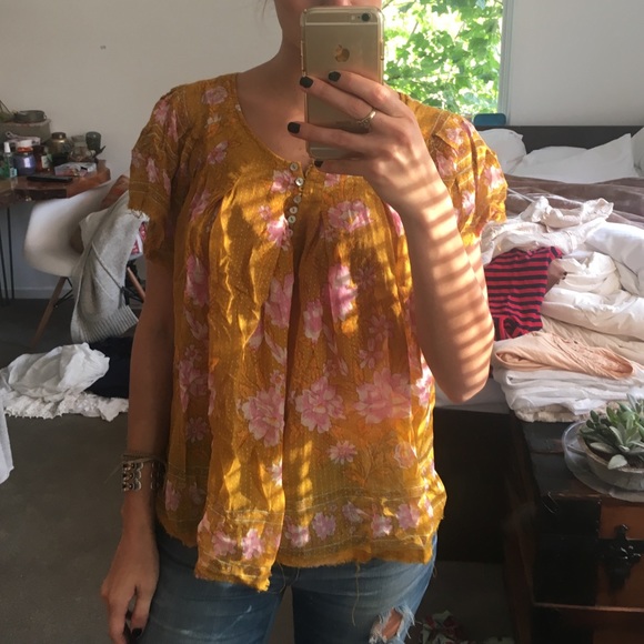 Free people floral top