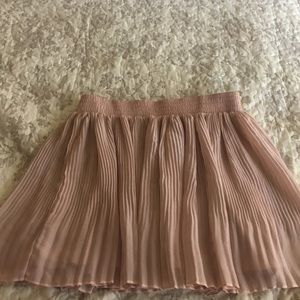 Baby pink skirt