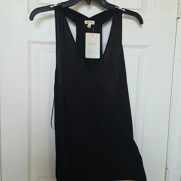 Black T-Back Lily white Shirt