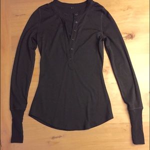 Lululemon Wool Thermal Long Sleeve Top