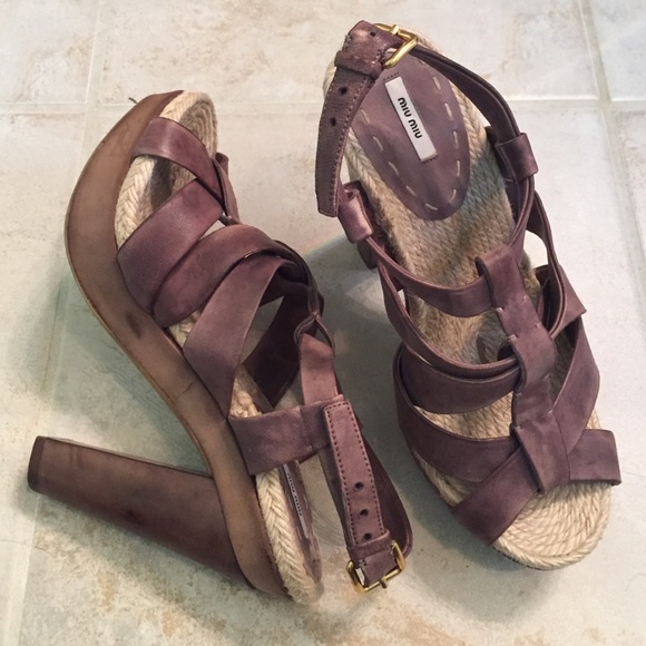 Miu miu heels size 7.