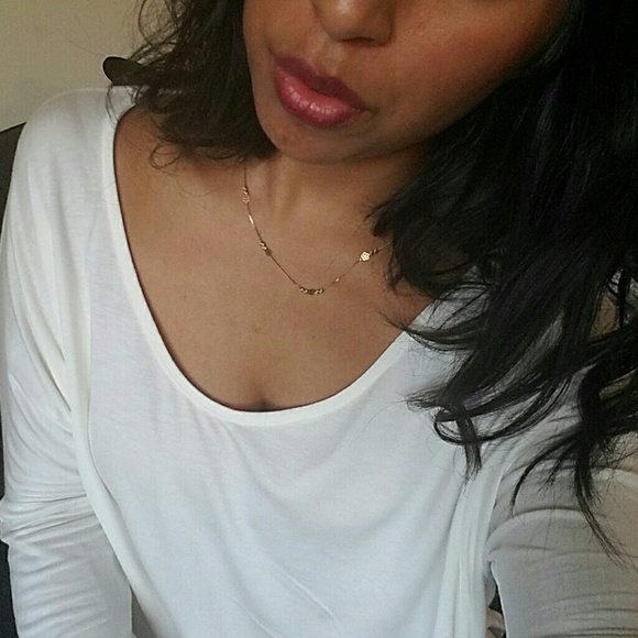 💕LAST SMALL💕IVORY SLUB KNIT LONG SLEEVE TOP - Picture 3 of 3