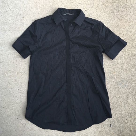 All Saints short sleeve button up