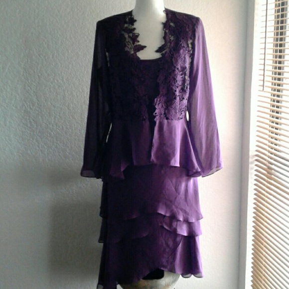 S.L  FASHIONS  2 PIECE DRESSvgy__
