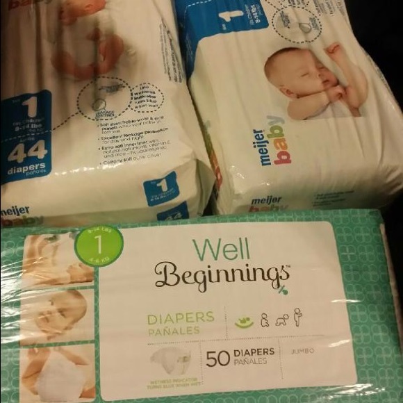 Baby diapers size 1
